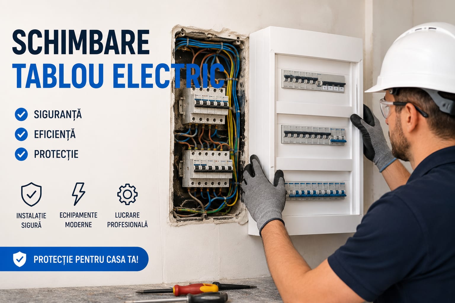 schimbare tablou electric